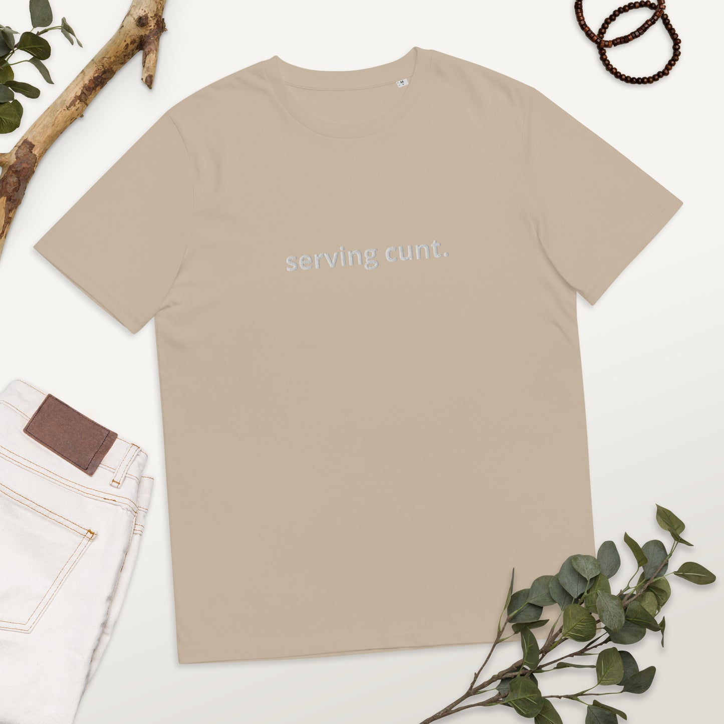 Serving Cunt organic cotton t-shirt